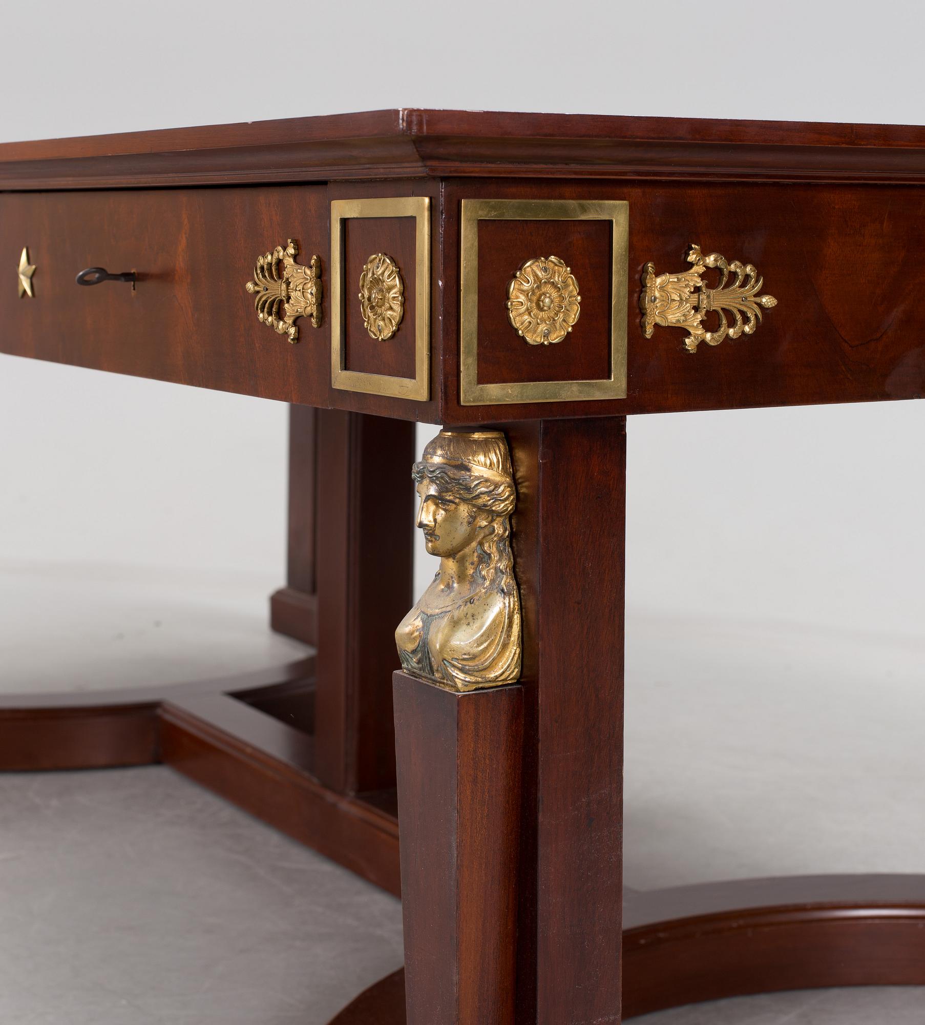 An early 20th century writing desk.