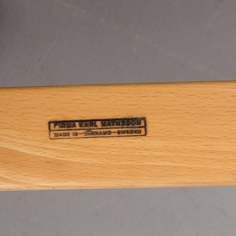 BRUNO MATHSSON, fåtölj, "Eva", för Karl Mathsson, Värnamo. 1900-talets andra hälft.