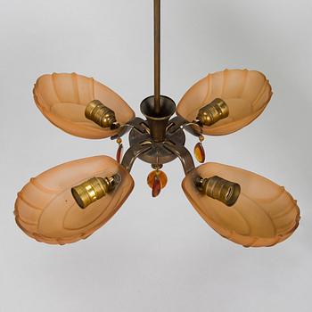 Paavo Tynell, A 1930s pendant ceiling lamp for Taito.