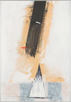 Juha Meuronen, collage, signed and dated 1986.