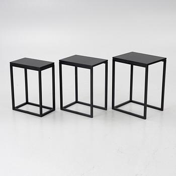 Ulla Christiansson, nesting tables, “Trio”, Karl Andersson och Söner, Huskvarna.