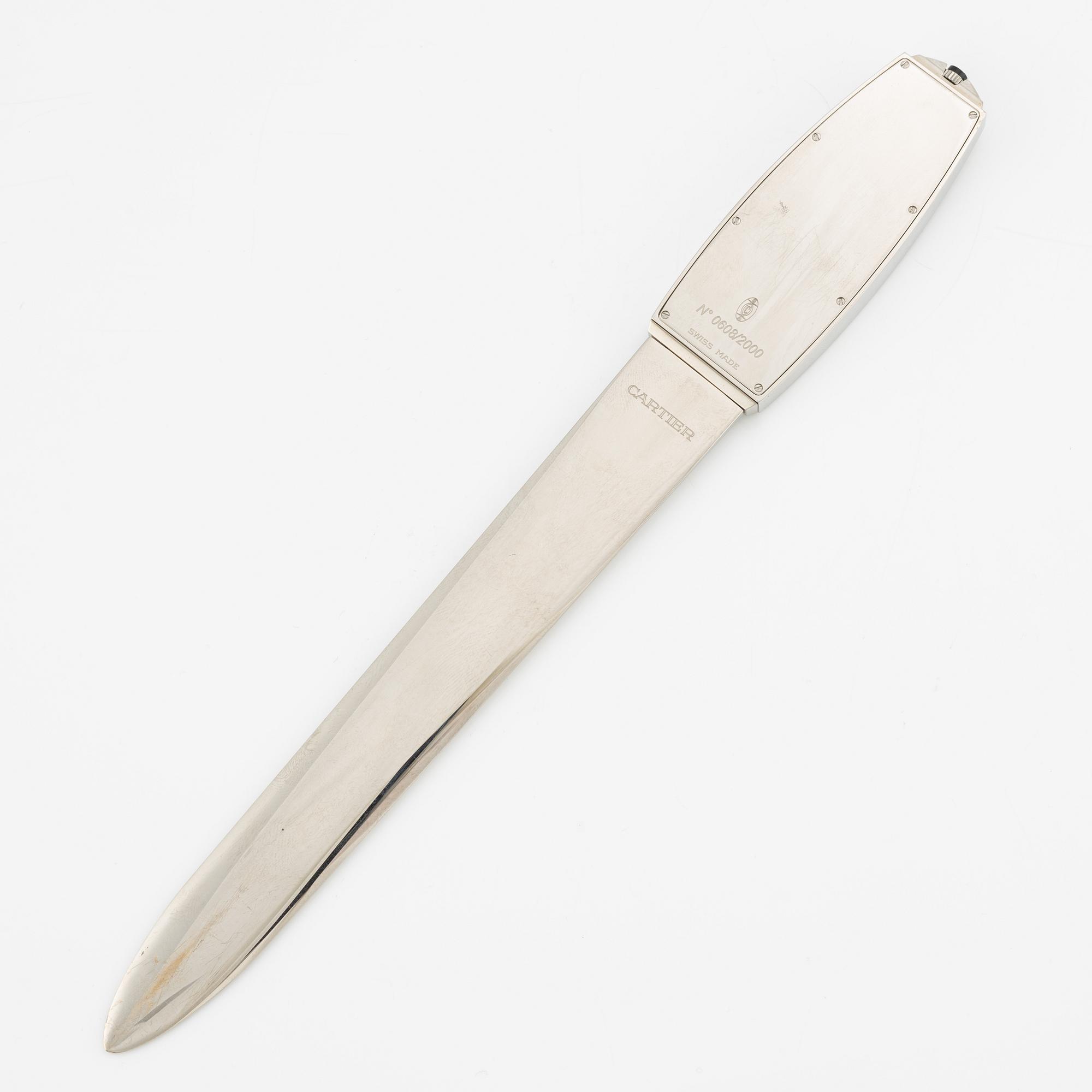 Cartier, watch/letter opener, "Série Limitée".