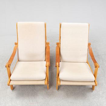 Åke Fribyter, a pair of 'Kongo' lounge chairs from IKEA, 1970's.