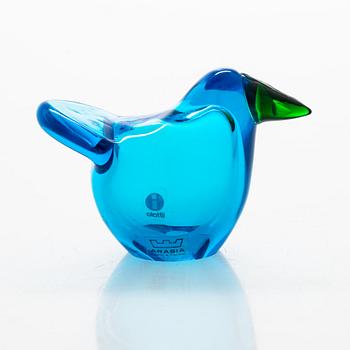 Oiva Toikka, glass bird signed Oiva Toikka Nuutajärvi Notsjö. 1972-78.
