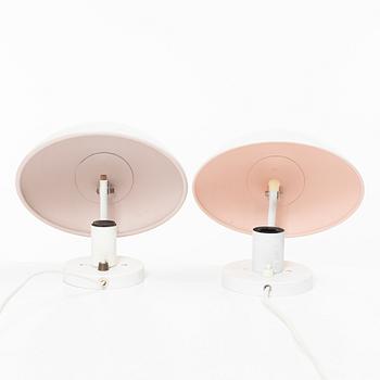 Poul Henningsen, a pair of 'PH hat' wall lamps, Louis Poulsen, Denmark.