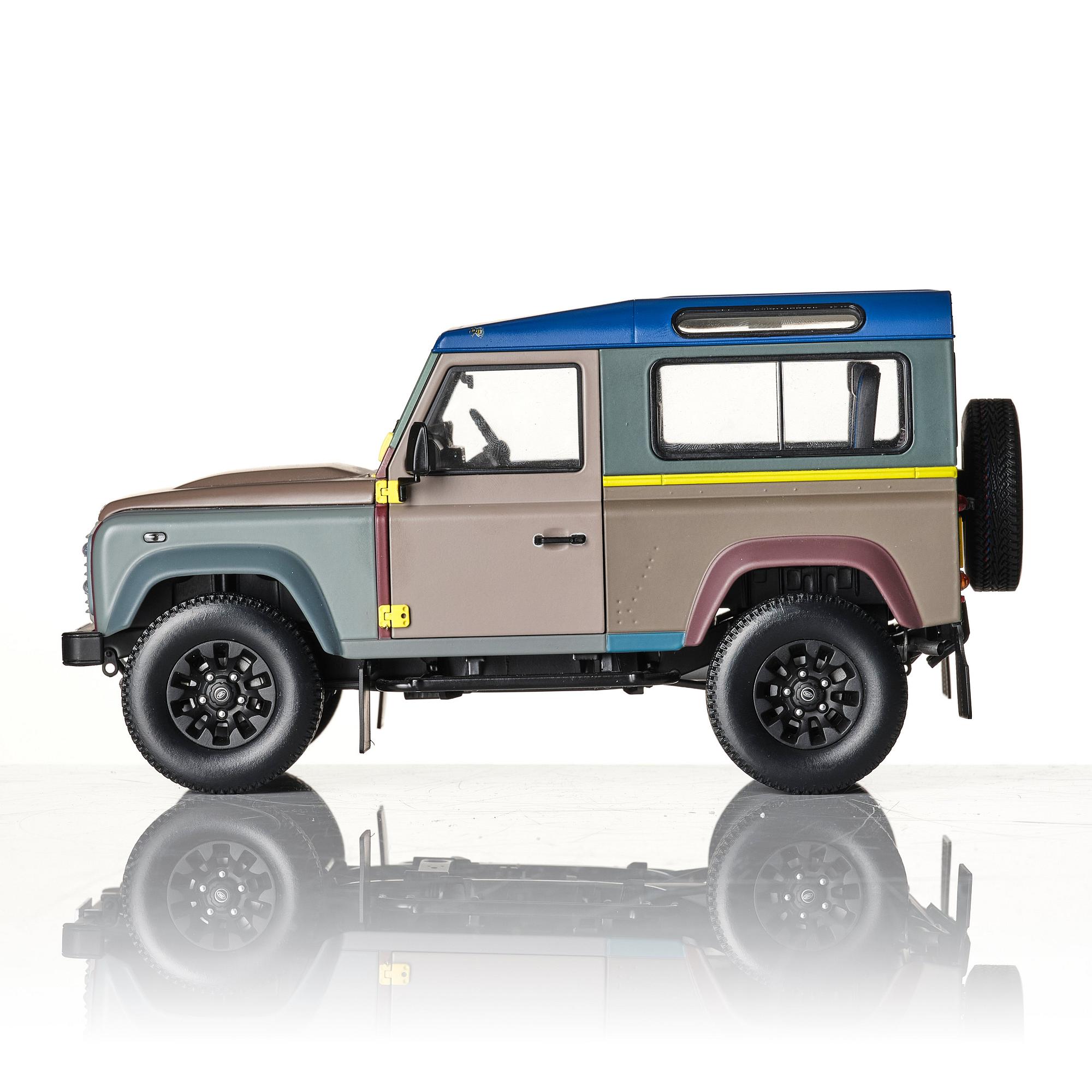 Paul Smith, a model car, Land Rover "Defender 90", Paul Smith Edition, signed by Paul Smith, Almost Real 2015.