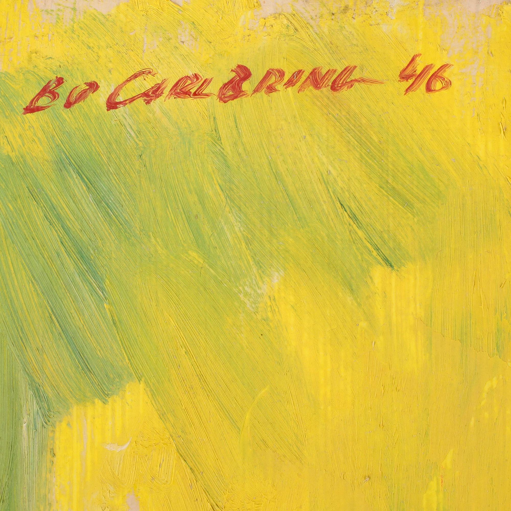 BO CARLBRING, olja på pannå, sign o dat 46.