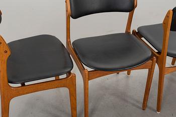 ERIC BUCK, 4 st "OD 49"stolar för Oddense Maskinsnedkeri A S. Danmark.