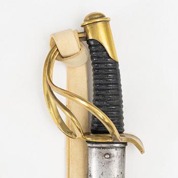 A sabre, early 19th century.