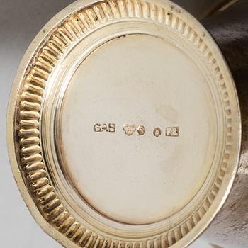 SUPBÄGARE, 10 st, silver, GAB Stockholm bl a 1927.