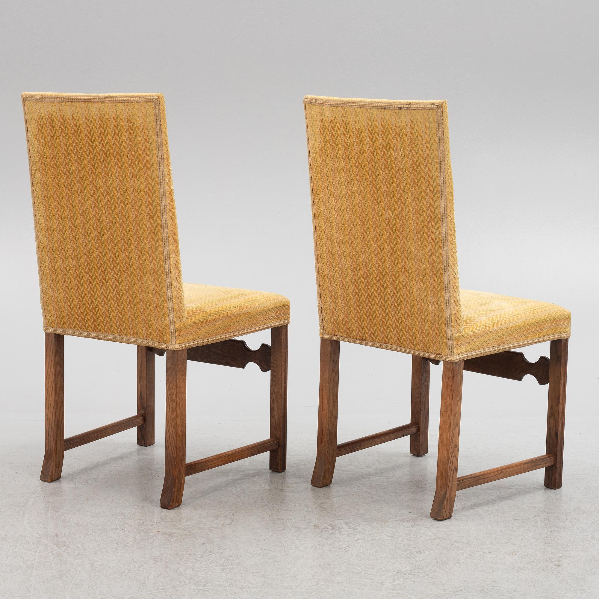 Otto Schulz, stolar, ett par, Boet,  Göteborg 1930-tal.