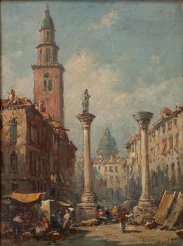 David Roberts, in the manner of, City View, Rome.