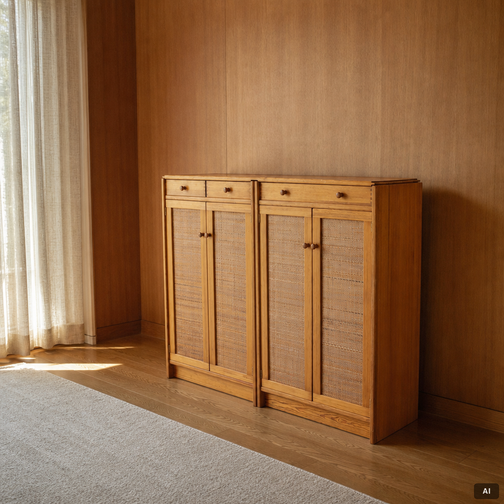 Yngve Ekström, a pair of 'Furubo' cabinets, Swedese.