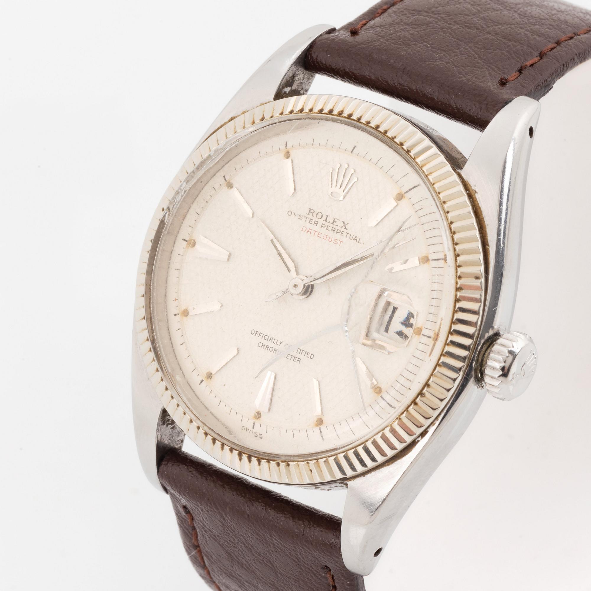 Rolex, Datejust, "Red", "Ovettone", "Honeycomb Dial".