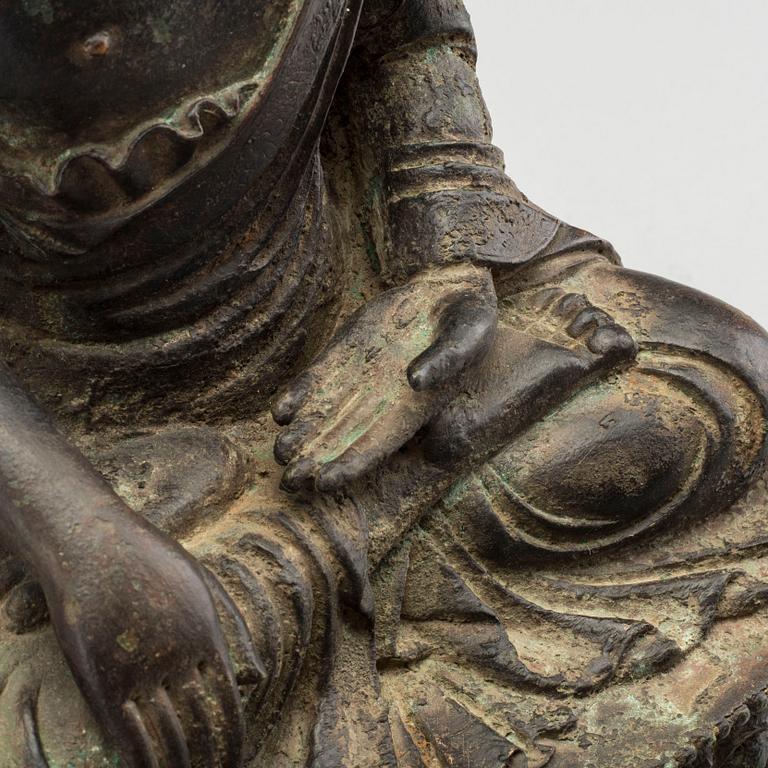 SHAKYAMUNI BUDDHA, brons. Mingtyp.