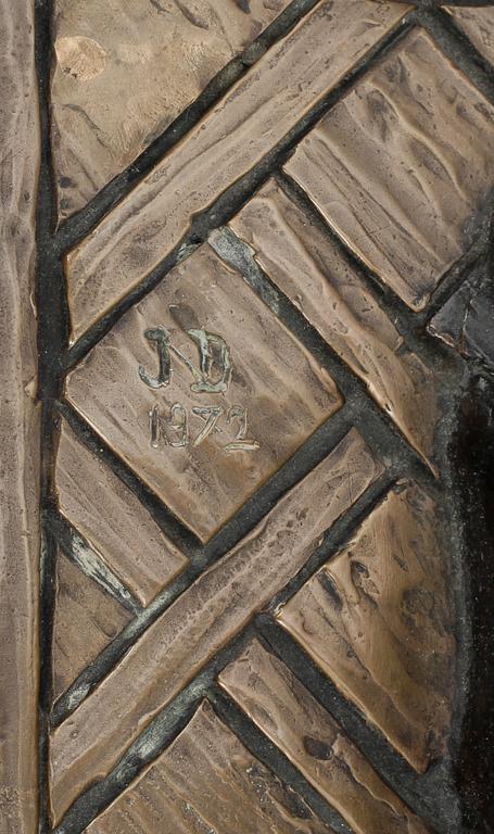 OKÄND KONSTNÄR, skulptur, brons, monogramsign o dat 1972.