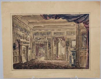 JULIUS KRONBERG, akvareller, 4 st. Sign o monogramsign.