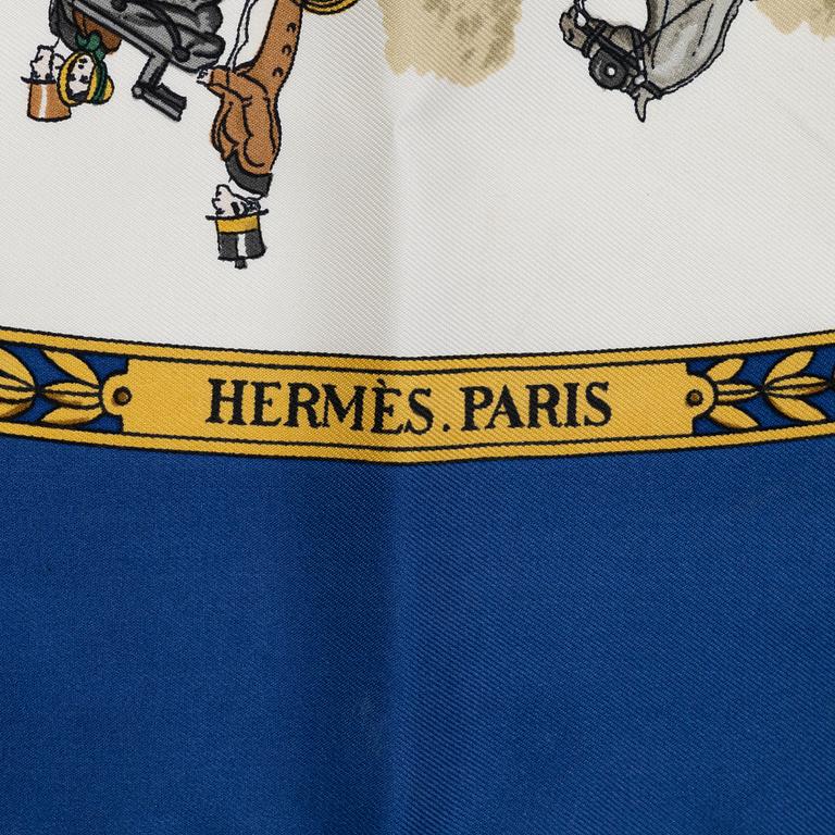 Hermès, scarf, "The Promenade of Longchamps".