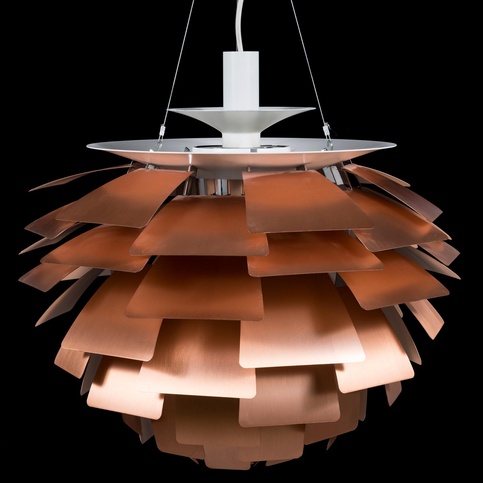 POUL HENNINGSEN, taklampa "PH-Kotte / PH Artichoke 60", för Louis Poulsen, Danmark, formgiven 1958.
