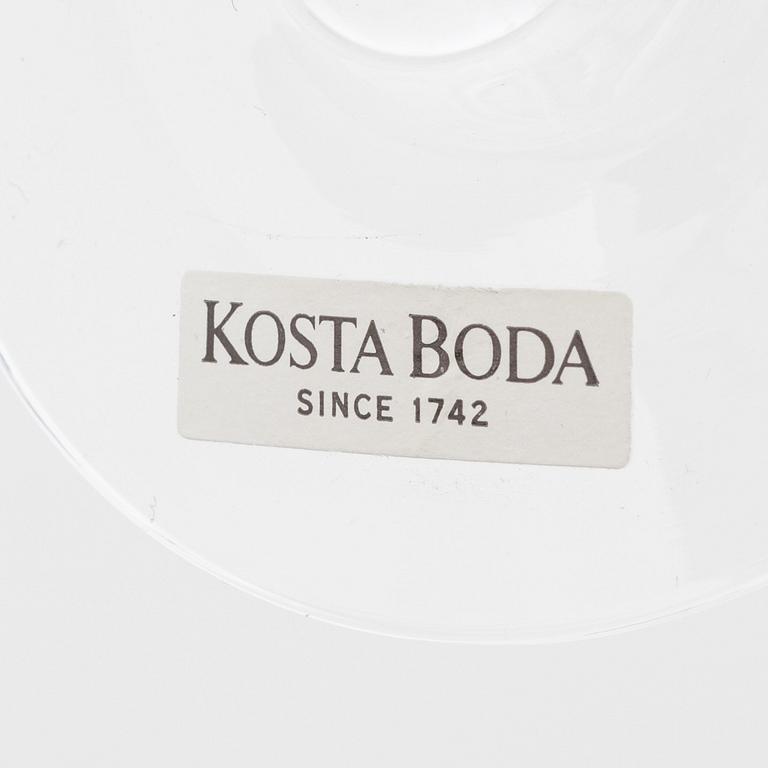 Ulrica Hydman Vallien, a 27-piece glass service, Kosta Boda.