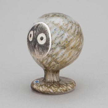 OIVA TOIKKA, figur, glass, signed, Nuutajärvi, Notsjö, Finland.