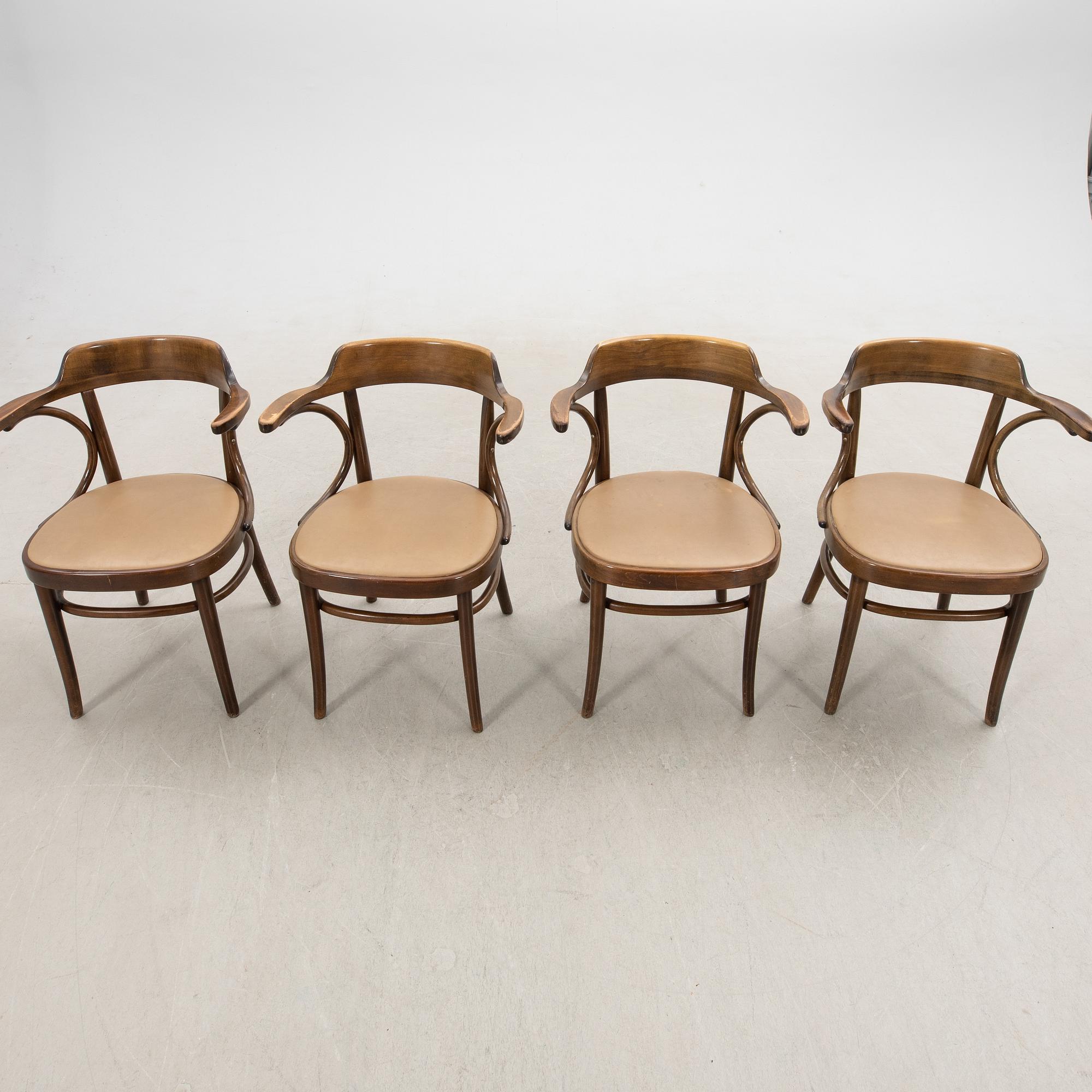 Armchairs 8 pcs Gemla "Cattelin" late 20th century.