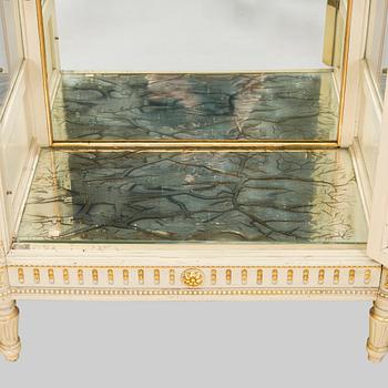 A late Gustavian style cabinet/display cabinet, early 20th century.