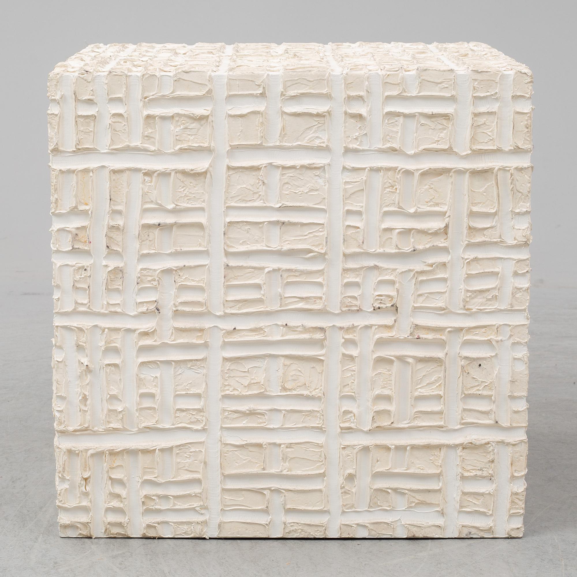 HÅKAN BENGTSSON, object/sculpture, oil on MDF, signed and dated 2001-2002.
