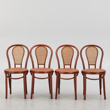 A set of four chairs, late 20th century.