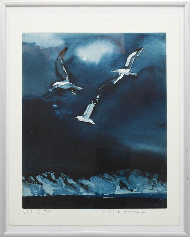 LARS LERIN, litografi, signerad samt numrerad 126/199.