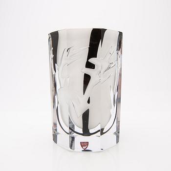 Olle Alberius, Vase, "Arrow", Orrefors Gallery, 1990.
