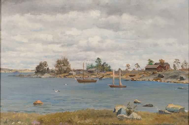 Oscar Kleineh, Boats in the bay.