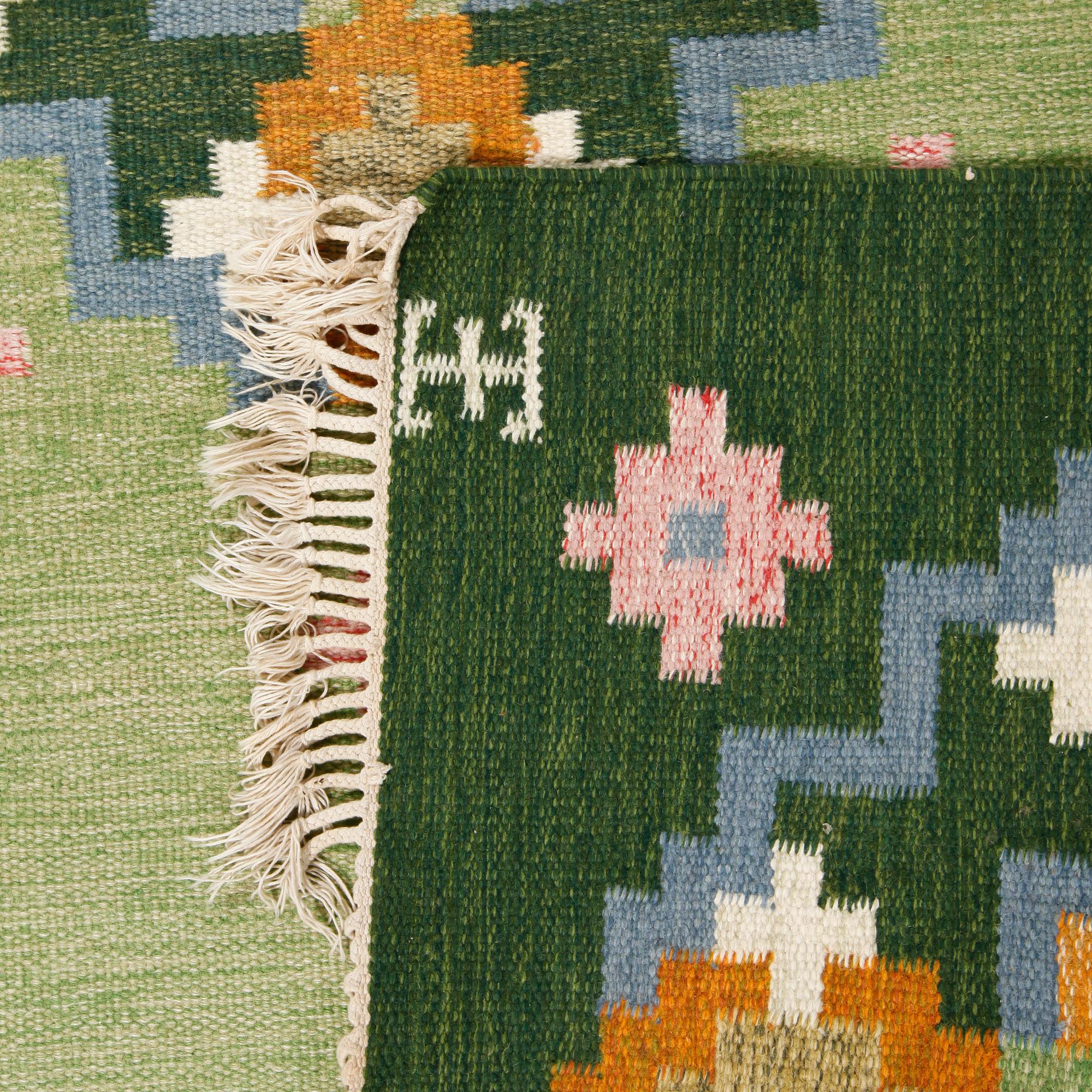 MATTA, rölakan, monogramsignerad EE, 1900-talets andra hälft, ca 230 x 167 cm.