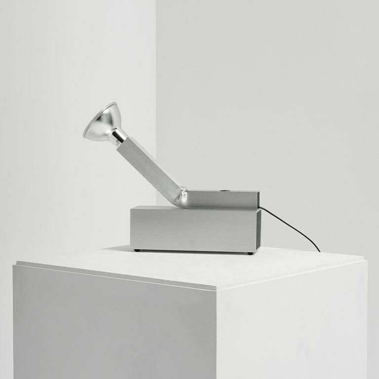 David Taylor, a unique table lamp, "Aluminium Table Lamp #3", Studio Mellösaverken, Sweden, 2025.