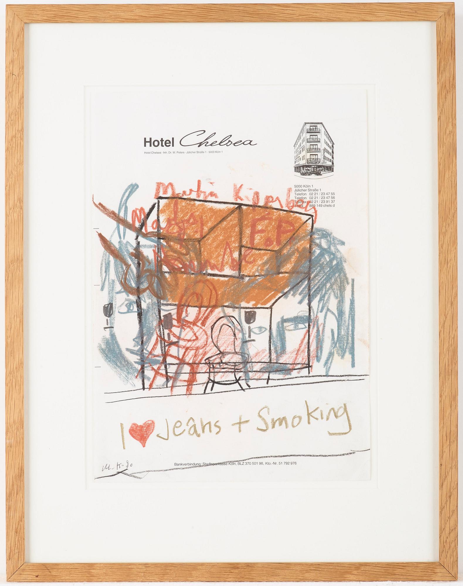 Martin Kippenberger, "Untitled (Hotel Chelsea)".