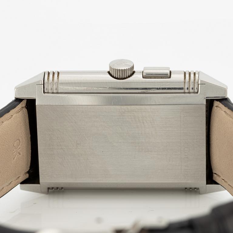 Jaeger-LeCoultre, Reverso Duoface, Night & Day, wristwatch, 42.2 x 26 mm.