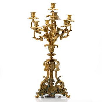 Kandelaber, rokokostil, 1800-tal.