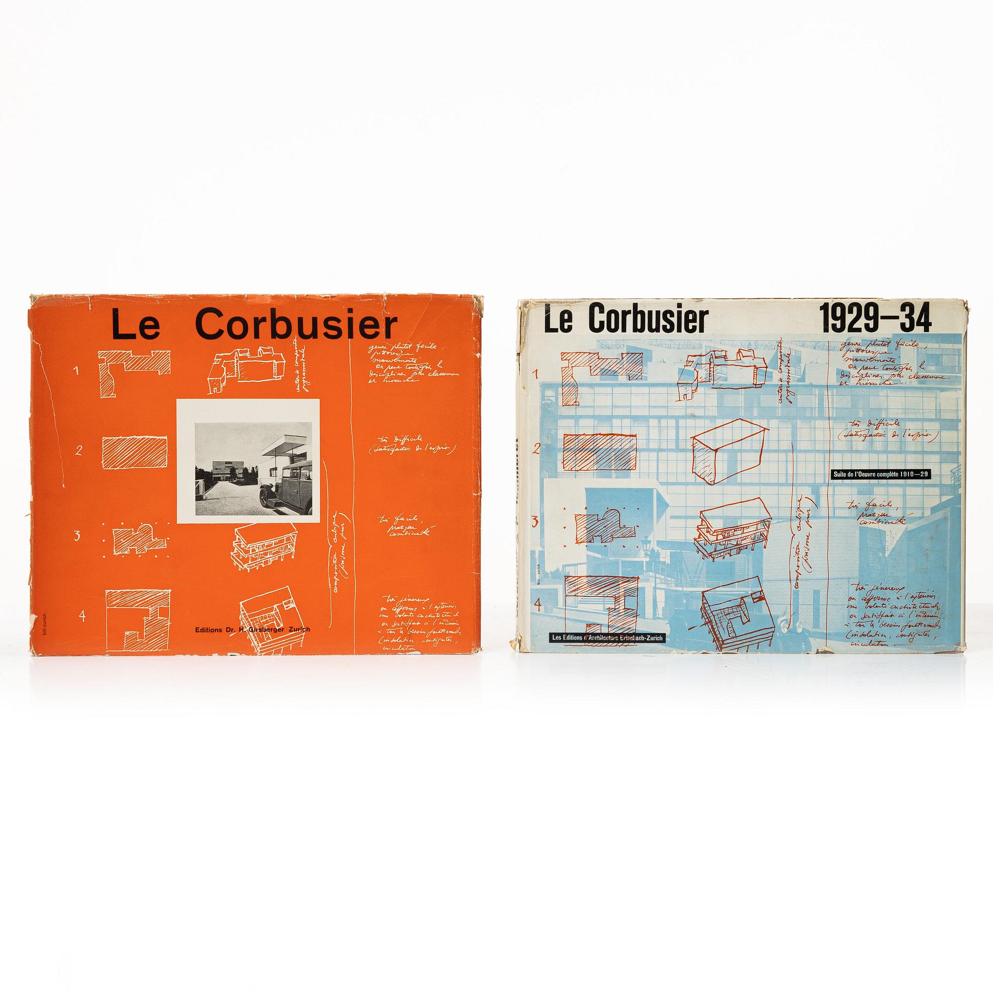Editions Dr. H Girsberger Zurich and Les Editions d'Architecture Erlenbach-Zurich, 'Le Corbusier (& P. Jeanneret)',