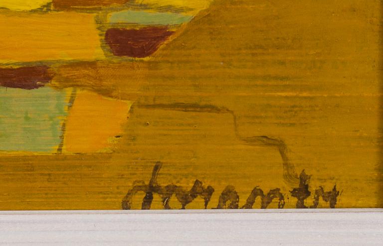 WALDEMAR LORENTZON, olja på pannå, signerad.