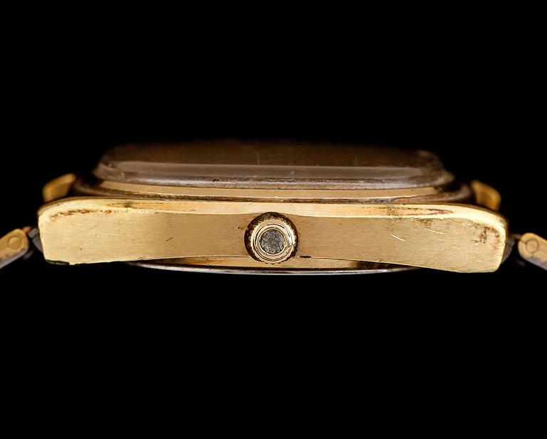 ARMBANDSUR, guld på stål, Omega Seamaster, Quartz.