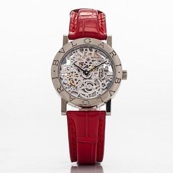 Bulgari, Bvlgari, "Skeletonized", rannekello, 33 mm.