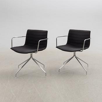 Lievore Altherr Molina, armchairs, a pair, "Catifa", Arper, Italy.