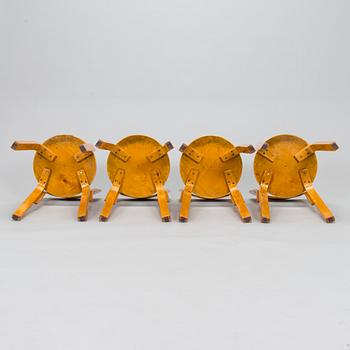 Alvar Aalto, A mid-20th century drop leaf table and chairs for O.Y. Huonekalu-ja Rakennustyötehdas A.B.