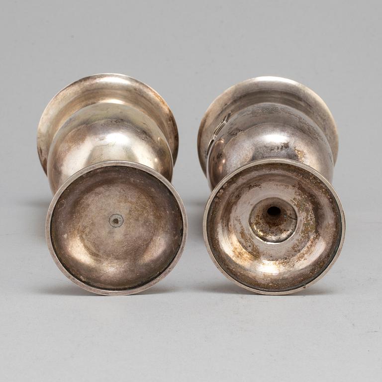 A set of six 20th century silver cups, mark of CGH, Stockholm 1957.