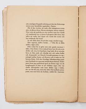 John Bauer, "Troll" 10 litografier i mapp/bok.