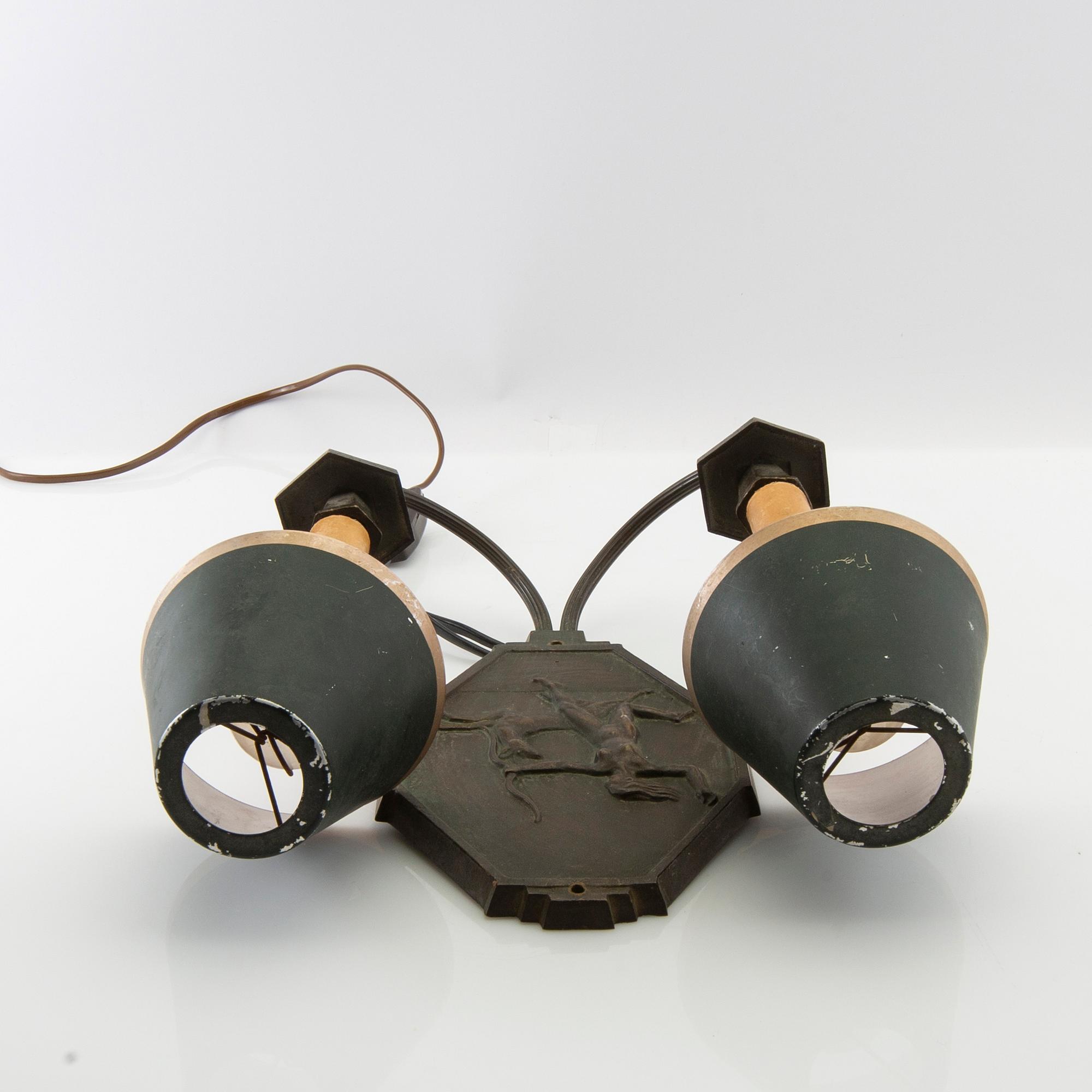 Wall lamp Swedish Modern 1940s.