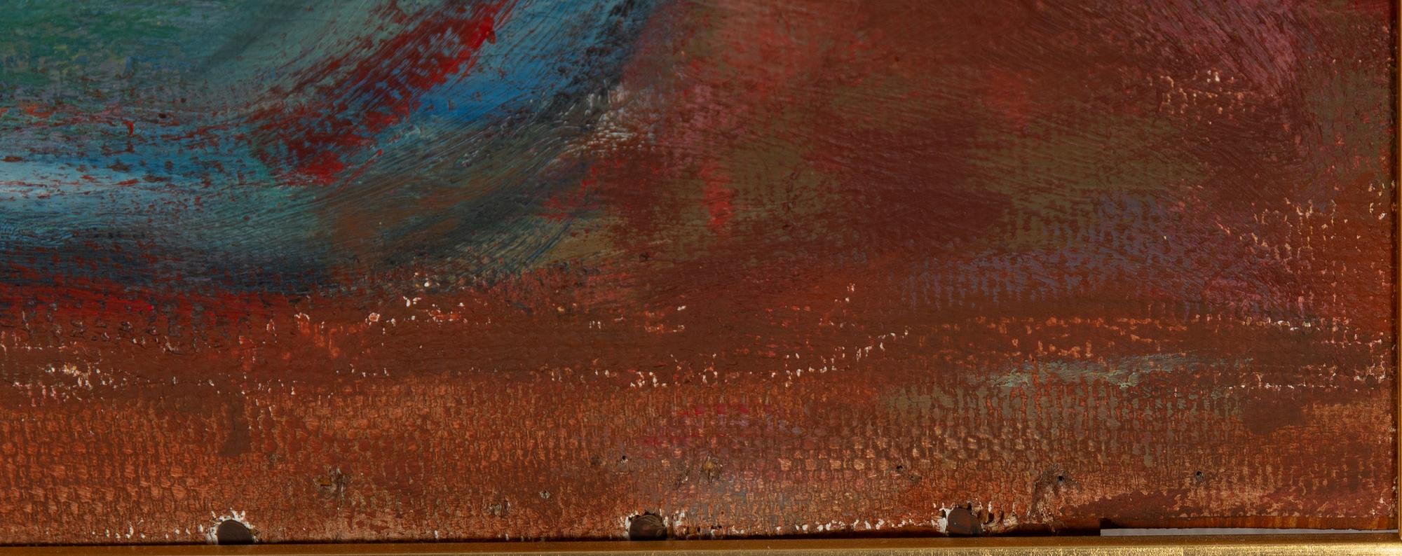 Waldemar Sjölander, canvas, signed.