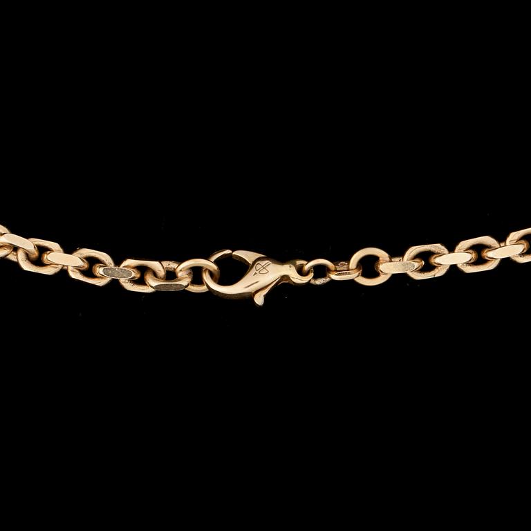 HALSBAND, 18k guld. Vikt ca 58g.