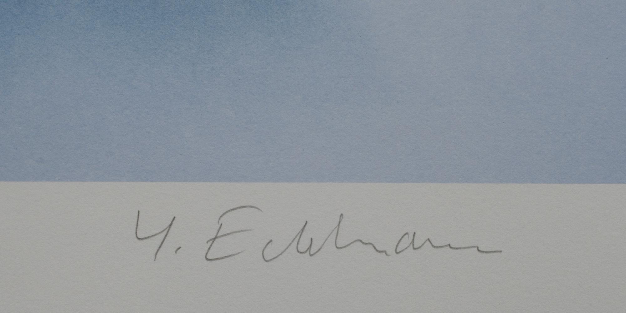 YRJÖ EDELMANN, färglitografier, 2 st, signerad och numrerade 220/375.