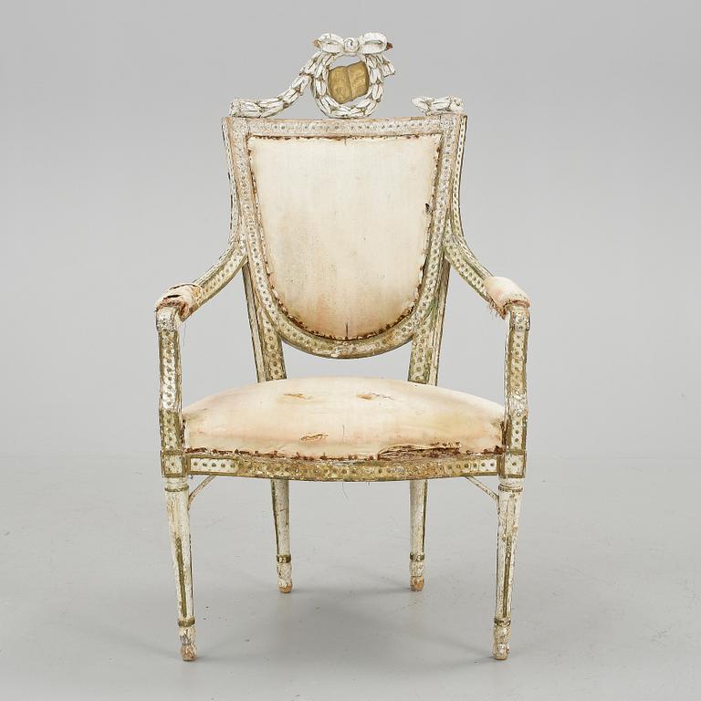 KARMSTOL, Louis XVI, Frankrike, 1700-tal.